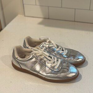 J.Crew field sneakers in metallic - Size 8